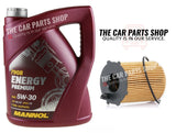 FITS PEUGEOT 3008 1.6 HDI 2010> SERVICE KIT 5L 5W30 OIL & OIL FILTER