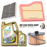 FOR MERCEDES A200 AMG LINE 1.3 W177 6L PETRONAS & AIR OIL POLLEN SERVICE KIT NEW