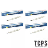 FOR BMW 1 SERIES 118D E81  4 X  BOSCH GLOW PLUGS BRAND NEW