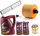 SERVICE KIT FITS BMW 130i MSPORT E87 MANNOL 7LTR WITH AIR OIL CABIN