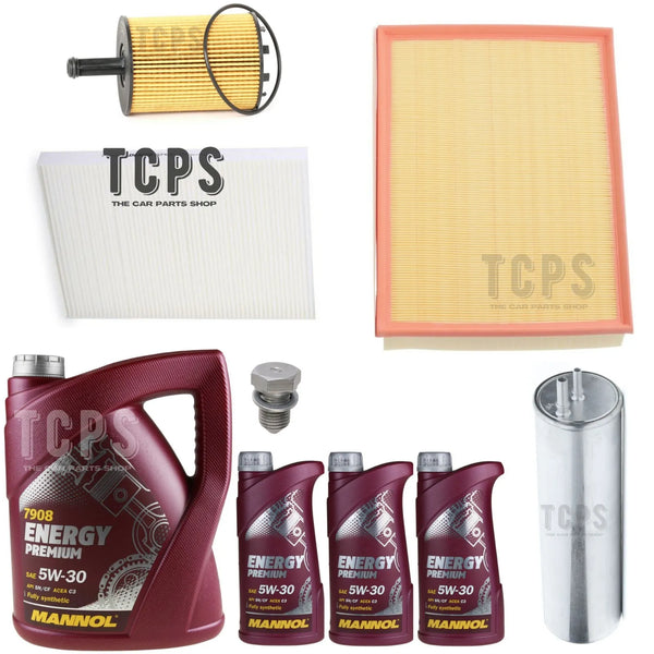 FOR VW TRANSPORTER 2.5 TDI T5 MK5 FULL SERVICE KIT WITH 8L MANNOL OIL