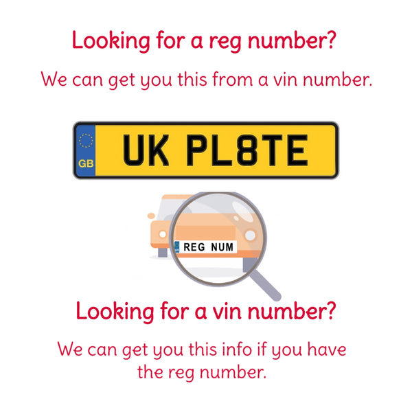 Find your Vehicle Reg number - Response in minutes