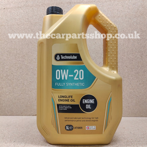 Technolube 0w20 Fully Synthetic Motor Oil