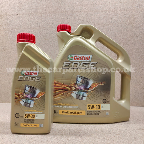 6 Litres Castrol Edge LL 5W30 Engine Oil