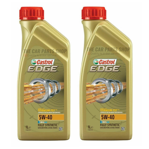 2 Litres Castrol Edge FST 5W40 Engine Oil
