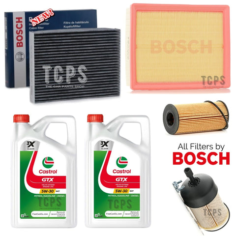 FOR RENAULT TRAFIC LL30 SPORT ENERGY 2.0 DCI MK3 FULL SERVICE KIT + 10L CASTROL RN17