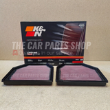 FITS BMW M4 COUPE 3.0 2014-2020 F32/F82 K&N AIR FILTER TWIN PACK NEW PERFORMANCE