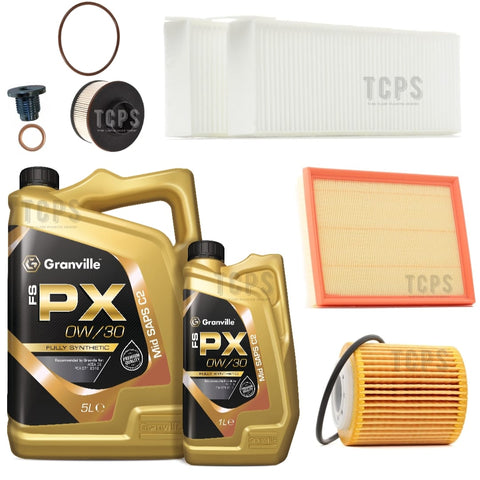 For Peugeot Partner 1.5 HDI MK3 Full Service Kit with 6L Granville 0w30