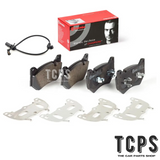 FOR AUDI Q5 2.0 MK2 BREMBO FRONT BRAKE PADS SET WITH SENSOR