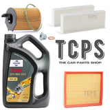 FITS CITROEN C4 MK2 DIESEL B7 SERVICE KIT 5L 0W30 OIL AIR POLLEN & OIL FILTER