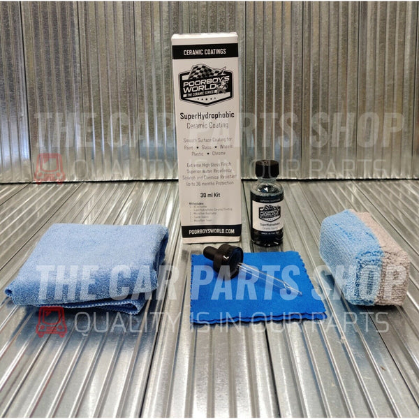 POOR BOYS SUPER HYDROPHOBIC CERAMIC COATING 30ML KIT BRAND NEW FAST DELIVERY