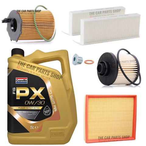 FITS CITROEN DS4 CROSSBACK SERVICE KIT 5L OIL & AIR OIL FUEL & CABIN