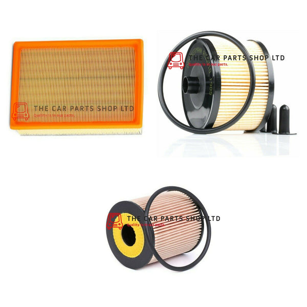 FOR PEUGEOT 307 CC 2.0 HDI 2001-2009 SERVICE FILTER KIT OIL FUEL & AIR FILTER
