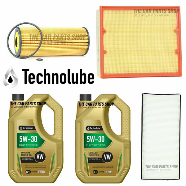 FITS VOLKSWAGEN LT 28 2.5 SDI 96-06 SERVICE KIT 10L OIL & AIR CABIN OIL FILTER