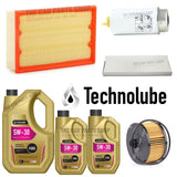 FOR FORD TRANSIT 2.4 TDE 01-06 SERVICE KIT 7L OIL & OIL AIR FUEL CABIN FULL KIT