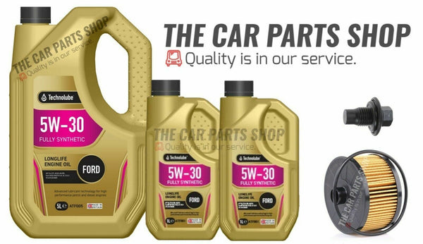 FOR FORD TRANSIT 2.4 TDE 2001-2006 SERVICE KIT 7 LITRES ENGINE OIL + OIL FILTER
