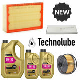 FITS FORD TRANSIT 2.4 DI 2000-06 SERVICE KIT 7L 5W30 OIL + 3 FILTERS NEW