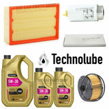 FOR FORD TRANSIT 2.0 DIESEL 00-06 SERVICE KIT 7L OIL & OIL POLLEN FUEL AIR NEW