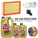 FITS FORD TRANSIT 2.0 DIESEL 00-06 SERVICE KIT 7L 5W30 OIL & AIR OIL FUEL PACK