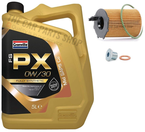FITS CITROEN BERLINGO 1.6 BLUEHDI B9 SERVICE KIT 5L 0W-30 OIL + OIL FILTER NEW