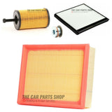 FOR CITROEN XSARA 1.6 00-05 SERVICE FILTER KIT OIL AIR CABIN FILTER