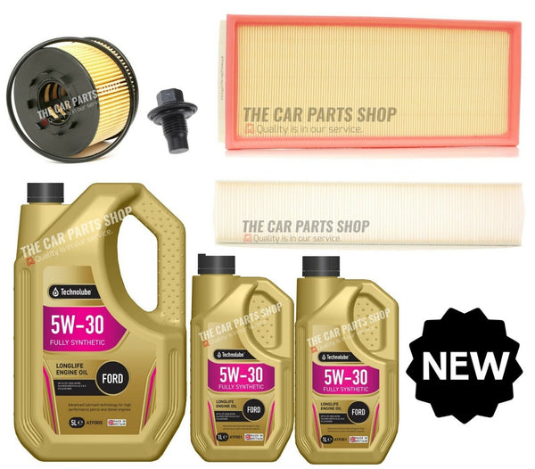 FOR FORD MONDEO MK3 2.0 2.2 TDCI 01-07 SERVICE KIT POLLEN AIR OIL + 7L OIL