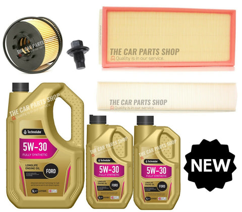 FOR FORD MONDEO MK3 2.0 2.2 TDCI 01-07 SERVICE KIT POLLEN AIR OIL + 7L OIL