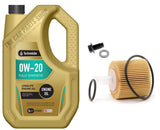 FITS TOYOTA YARIS 1.3 VVTI 2011  SERVICE KIT 5L 0W-20 & OIL FILTER & PLUG