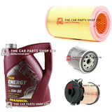 FITS CITROEN BERLINGO 1.9 DIESEL 1998-2002 SERVICE KIT 5L & FUEL OIL AND AIR