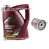 FITS CITROEN BERLINGO 1.9 DIESEL 1998-2002 SERVICE KIT 5L OIL + OIL FILTER
