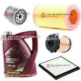 FITS CITROEN BERLINGO 1.9 DIESEL 1998-02 SERVICE KIT 5L ENGINE OIL & ALL FILTERS
