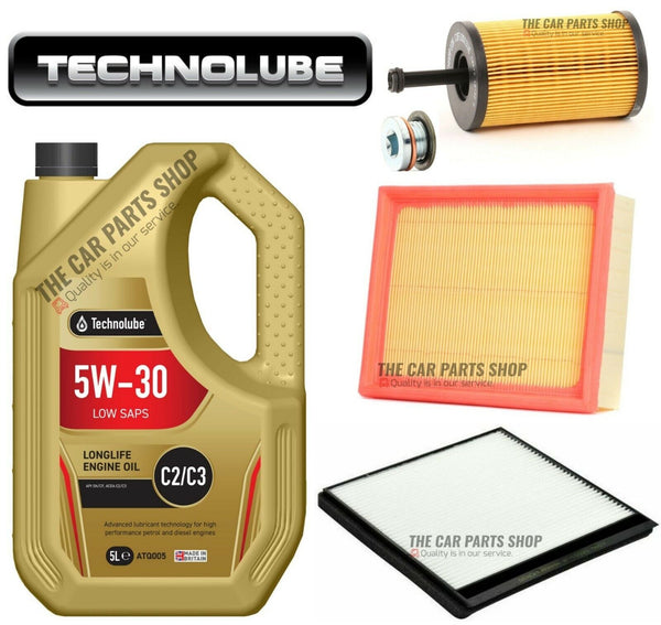 FOR CITROEN XSARA 1.6 00-05 SERVICE KIT 5L 5W30 OIL & 3 FILTERS