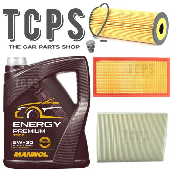 FITS SEAT TOLEDO 1.9 TDI 1999-2006 SERVICE KIT 5L OIL & AIR CABIN OIL FILTER