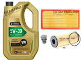 FITS SKODA OCTAVIA 1.9 SDI 1996-2004 SERVICE KIT 5L 5W30 OIL & AIR + OIL FILTER