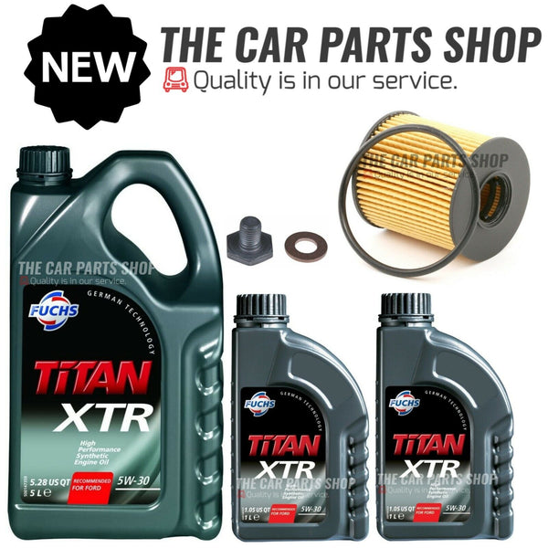 FITS FORD TRANSIT MK6 2.0 & 2.4 2000-2006 SERVICE KIT OIL FILTER & 7L 5W30 OIL