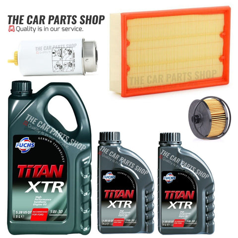 FITS FORD TRANSIT 2.4 00-06 MK6 SERVICE KIT OIL AIR FUEL + 7L ENGINE OIL 5w30