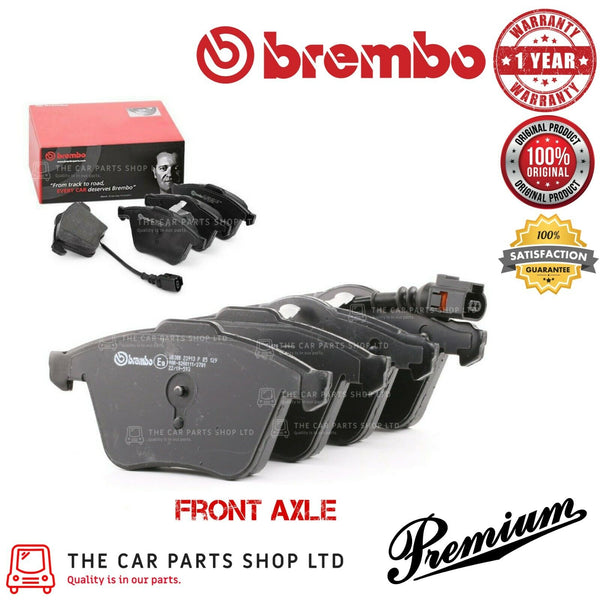 FOR AUDI S3 QUATTRO 2006-2012 FRONT GENUINE BREMBO BRAKE PADS SET OE QUALITY