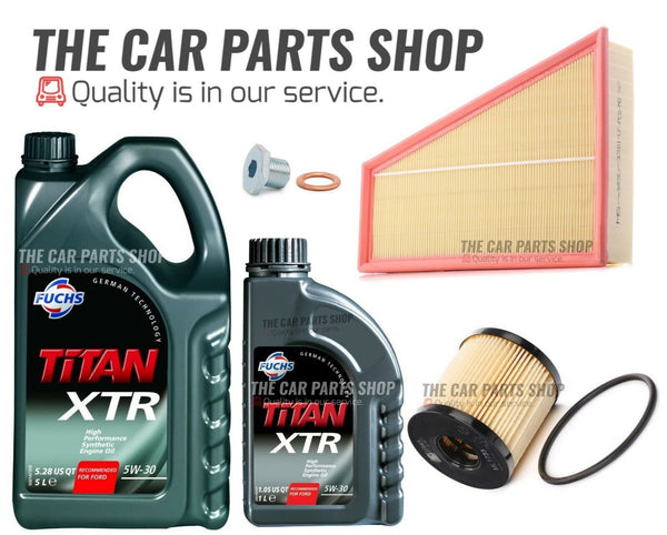 FITS FORD SMAX 1.6 ECO BOOST 2010> SERVICE KIT 6L ENGINE OIL 5W30 + OIL AIR