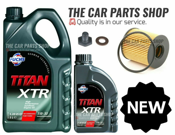 FITS FORD SMAX 1.6 ECO BOOST 2010> SERVICE KIT 6L OIL 5W30 AND OIL FILTER