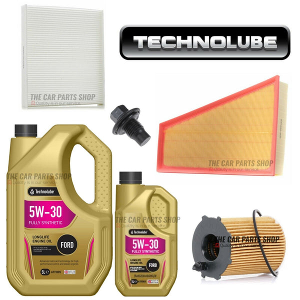 FITS VOLVO S80 2.0D DIESEL 2007-2010 SERVICE KIT 6L ENGINE OIL & CABIN AIR OIL