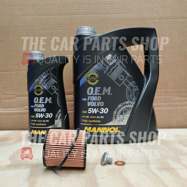 FITS FORD S-MAX 2.0 TDCI SERVICE KIT 6L OIL 5W30 & OIL FILTER