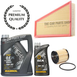 FITS VOLVO S80 2.0D DIESEL 2007-2010 SERVICE KIT 6L 5W30 OIL & OIL AIR FILTER
