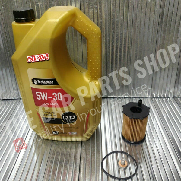 FITS CITROEN C3 XTR 1.4 BiVALENT 2008-2009 SERVICE KIT 5L OIL & OIL FILTER
