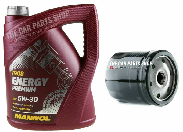 FOR TOYOTA AURIS 1.4 D-4D 2007-2012 SERVICE KIT 5 LITRES 5W30 OIL & OIL FILTER