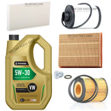 FOR VAUXHALL VECTRA 1.9 CDTI 2004> FULL SERVICE KIT 5L OIL & ALL FILTERS