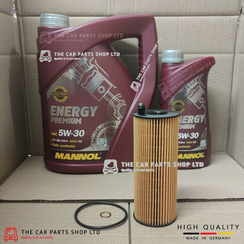 FOR MINI COOPER 2.0D R60 03.2011> NEW SERVICE KIT 6L OIL 5W30 + OIL FILTER