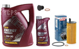 TO FIT MINI COOPER 1.6 DIESEL R61 BOSCH SERVICE KIT 6L ENGINE OIL 5W30 + FILTER