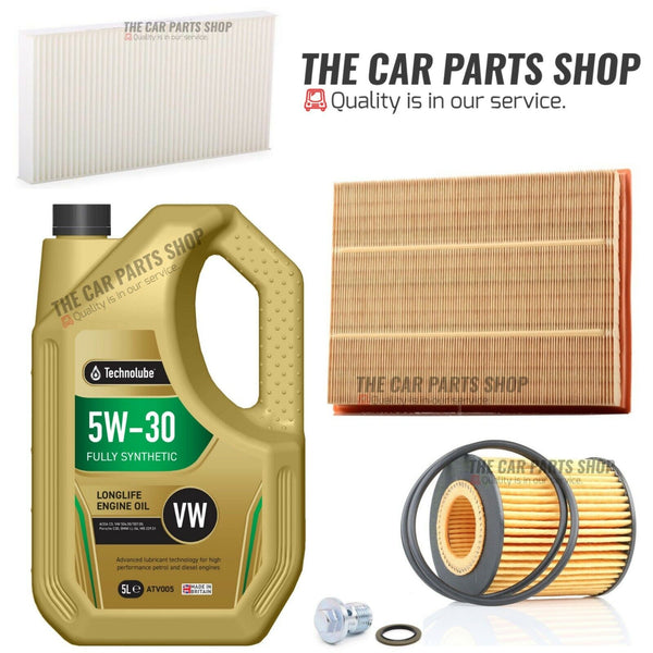 FOR VAUXHALL VECTRA 1.9 CDTI 2004> SERVICE KIT 5L 5W30 OIL & AIR CABIN AND OIL