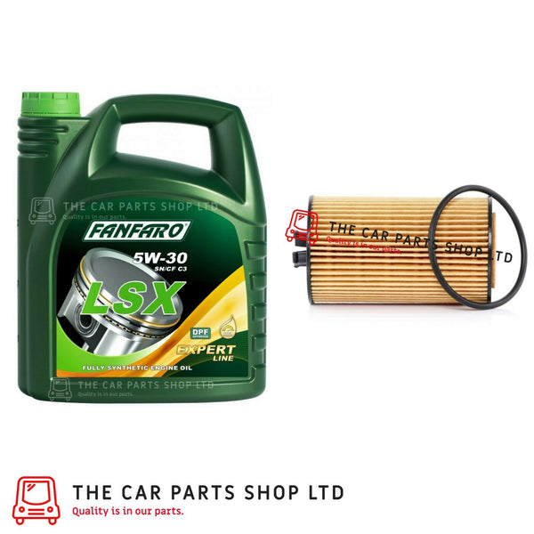 FOR FIAT CROMA 1.8 2.2 2005-2011 SERVICE KIT ENGINE OIL 5L + OIL FILTER PREMIUM