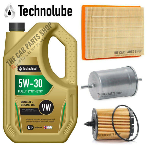 FOR VAUXHALL SIGNUM 2.2 PETROL 03-08 SERVICE KIT 5L OIL AND AIR OIL FUEL FILTER